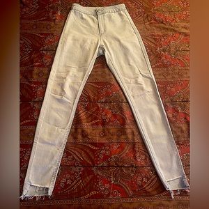 High Rise Jeggings from Cotton On. Light blue size 4.